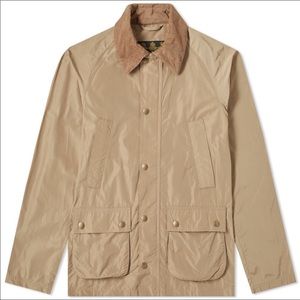 NWOT Nylon khaki Barbour Bedale